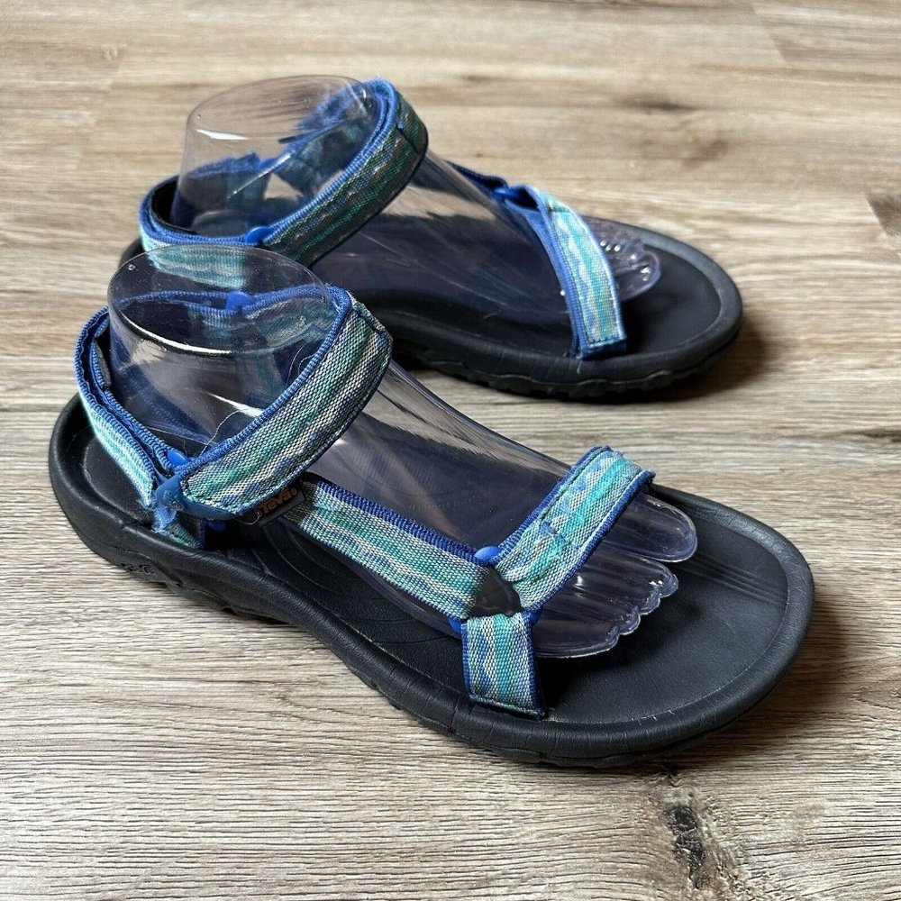 Women’s Blue Multi-Strap Comfort Sandals
